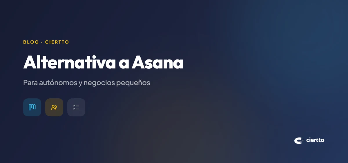 Alternativa a Asana para autónomos y negocios pequeños